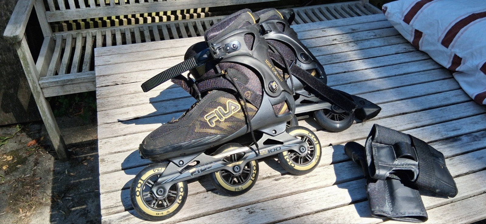 Fila Skeelers - Zo goed als nieuw, maat 45, Heren, Zo goed als nieuw, Inline skates 4 wielen, Ophalen