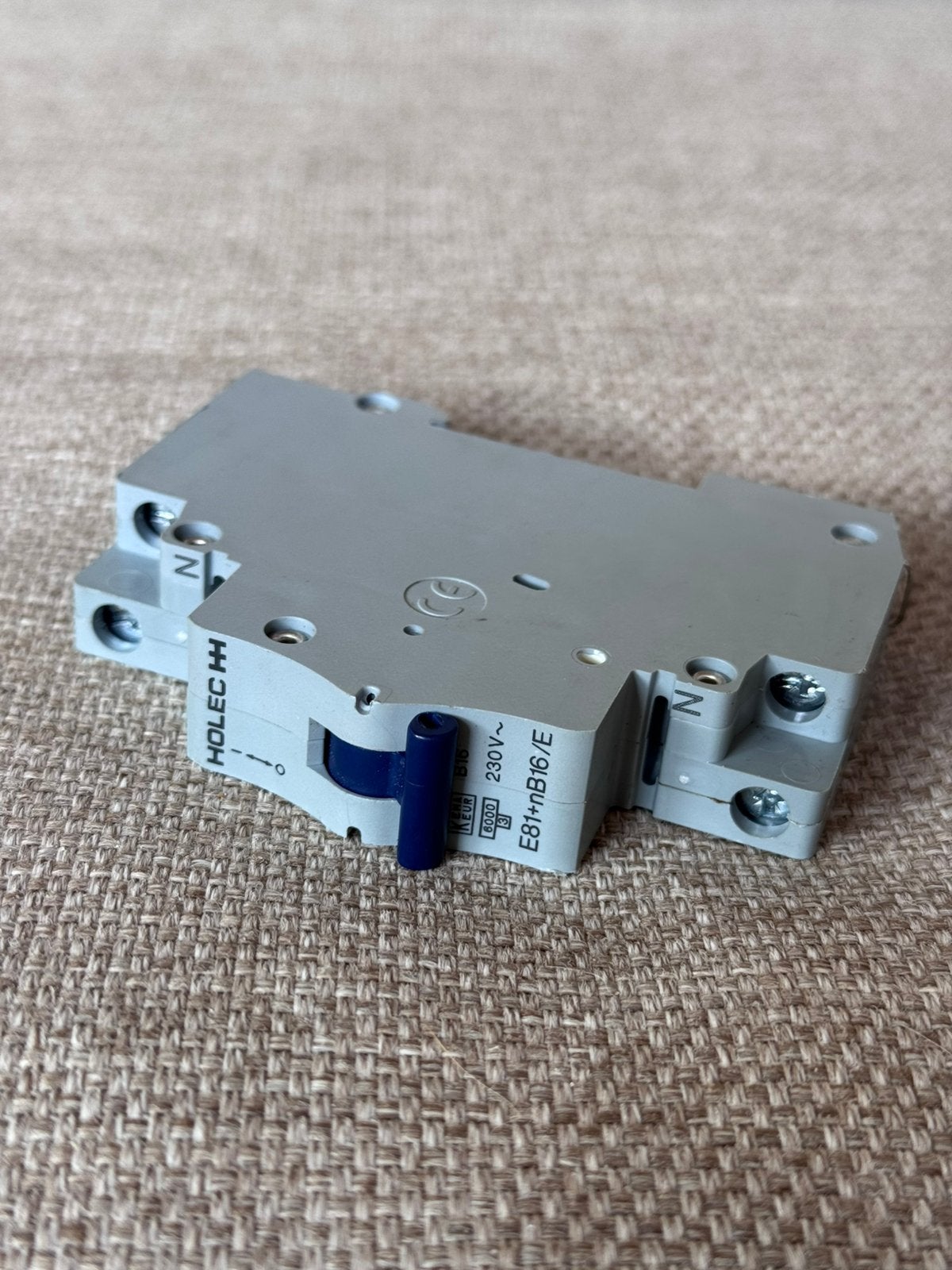 Holec E81+nB16/E B16 Installatieautomaat 230V 1P+N (4 stuks), Ophalen of Verzenden, Gebruikt, Schakelaar
