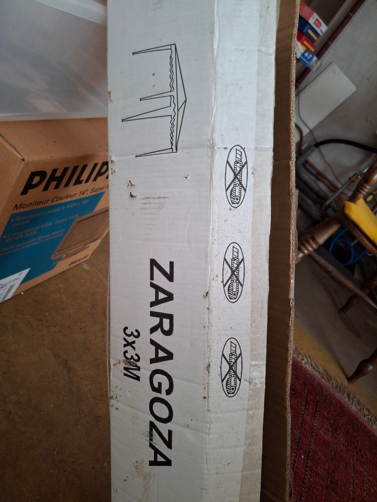 Partytent Zaragosa  3x3 met zijwanden NIEUW, Tuin en Terras, Ophalen, Nieuw, Minder dan 5 meter