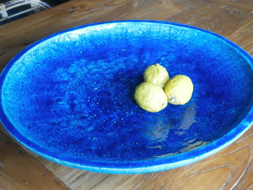 zeer grote keramiek schaal / fruitschaal, Ophalen