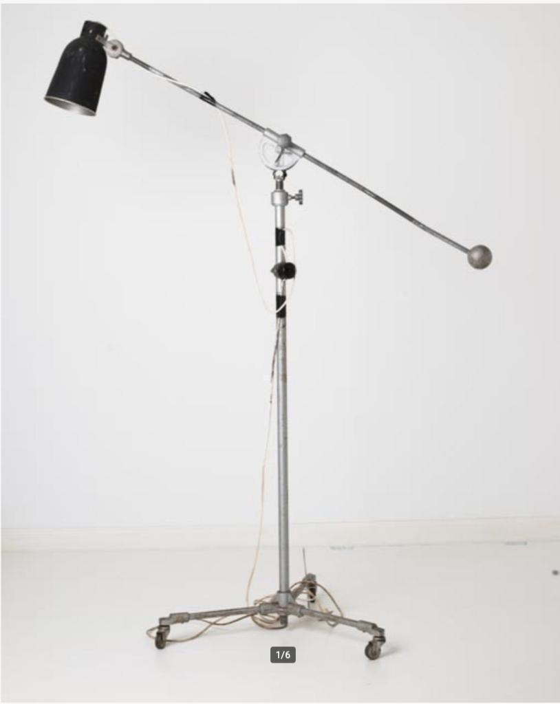 staande lamp, Ophalen, Gebruikt, 100 tot 150 cm, Overige materialen