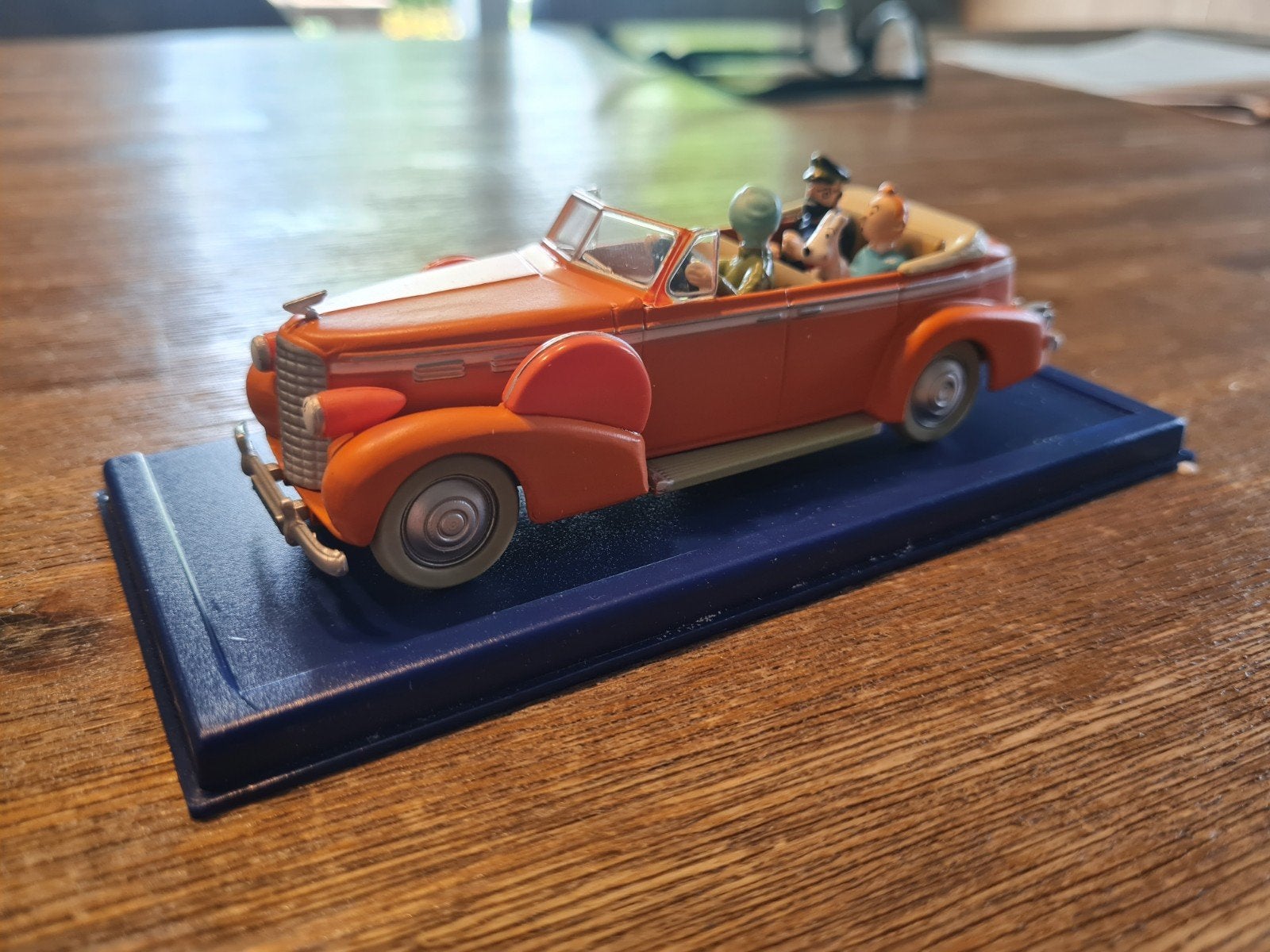 1:43 Kuifje auto Cadillac Fleetwood 1938 uit Kuifje in Tibet, Ophalen of Verzenden, Zo goed als nieuw, Auto, Overige merken