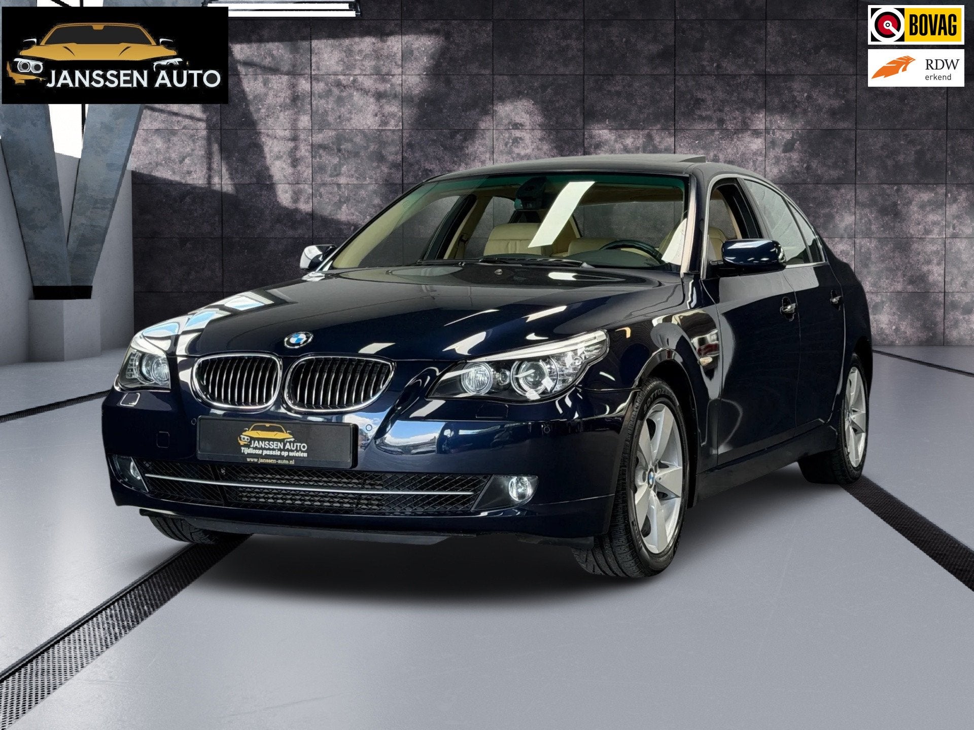 BMW 5-serie 530xd High Executive | Zwitserse Import | 1e eig, Auto's, Automaat, Gebruikt, Beige, 2993 cc