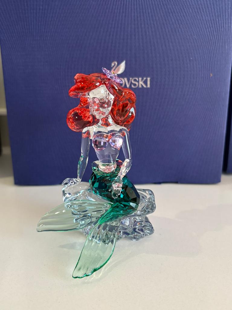 Swarovski prinses ariel, Ophalen of Verzenden, Zo goed als nieuw, Figuurtje