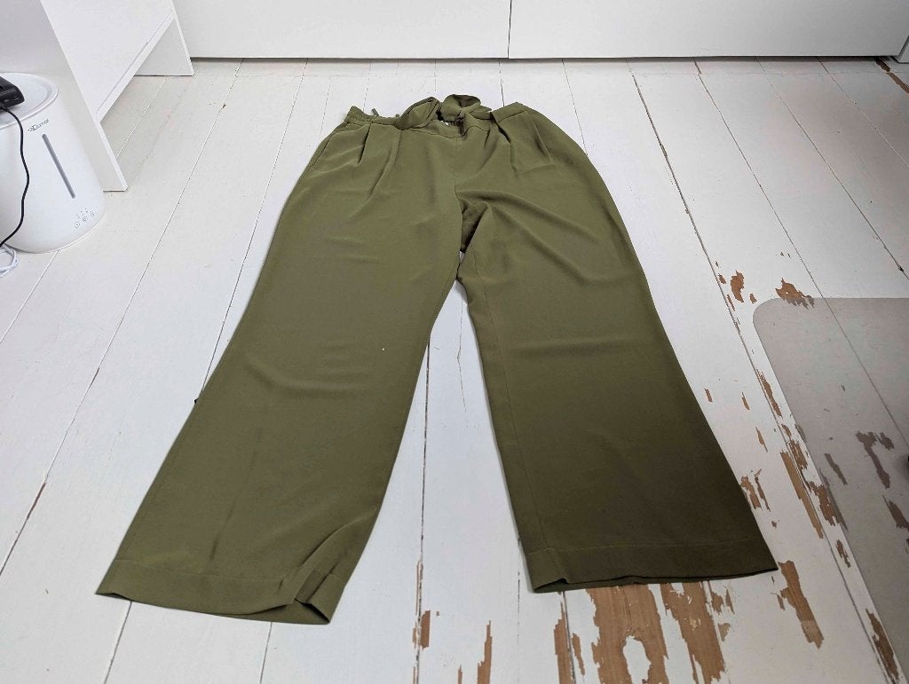 Groene broek van WE, Kleding | Dames, Broeken en Pantalons, WE, Maat 46/48 (XL) of groter, Ophalen of Verzenden, Zo goed als nieuw