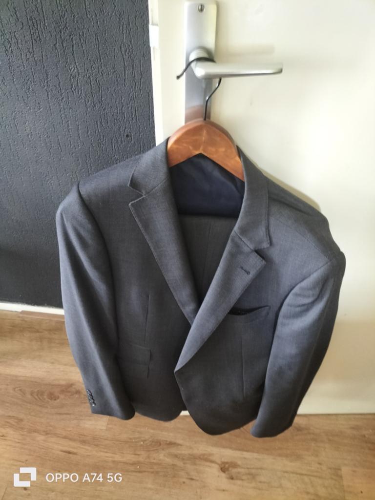 Mooi Van Gils pak maat 50 in perfecte staat, Kleding | Heren, Kostuums en Colberts, Zo goed als nieuw, Maat 48/50 (M), Blauw, Ophalen of Verzenden