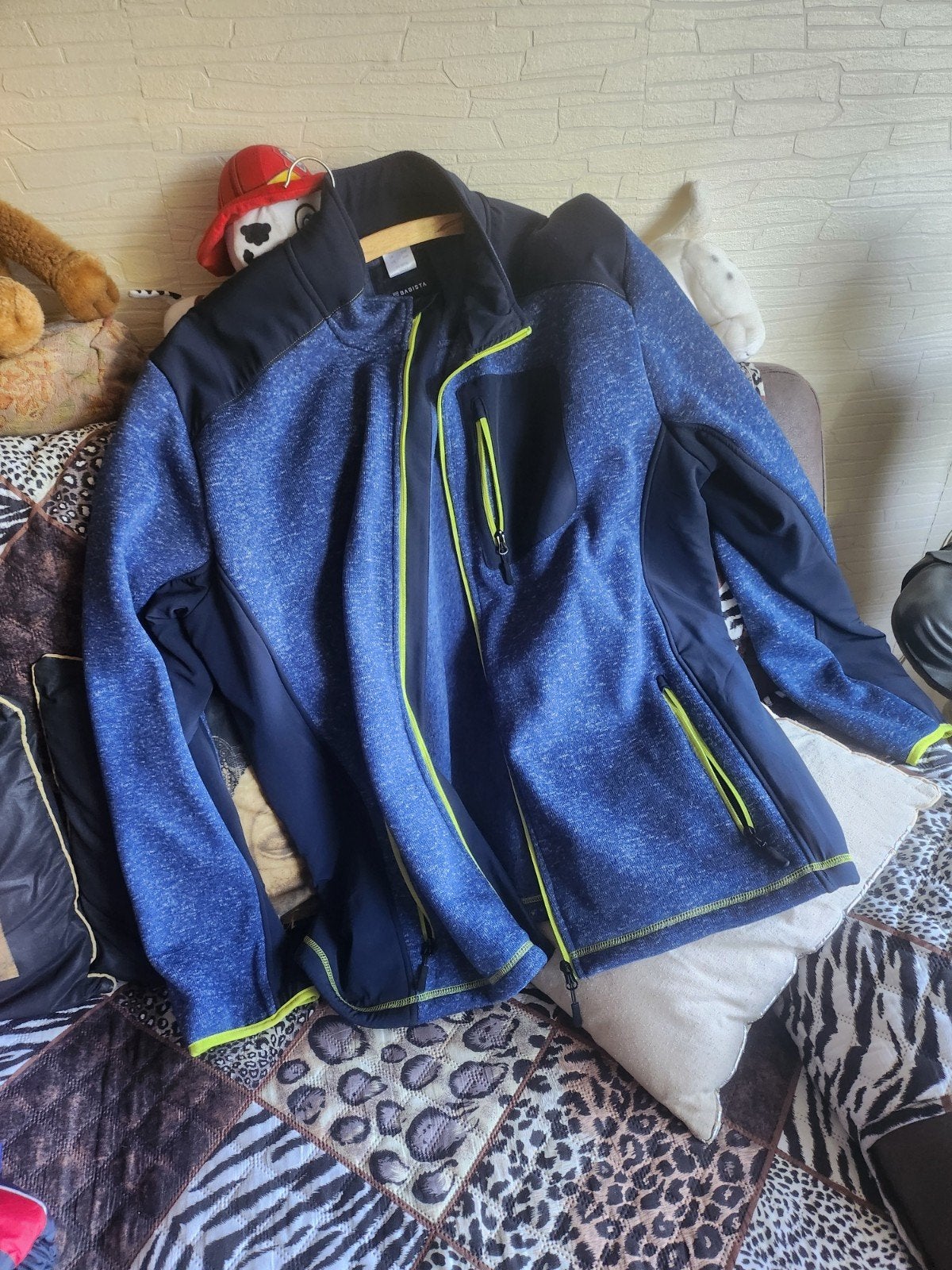 blauw  heren vest, Ophalen of Verzenden, Zo goed als nieuw, Overige maten, Blauw