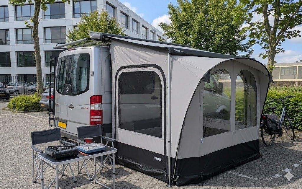 Mercedes Sprinter 313 CDI Camper (2008) – Volledig Rijklaar, Caravans en Kamperen, Campers, Buscamper of Camperbus, Omvormer, Mercedes-Benz
