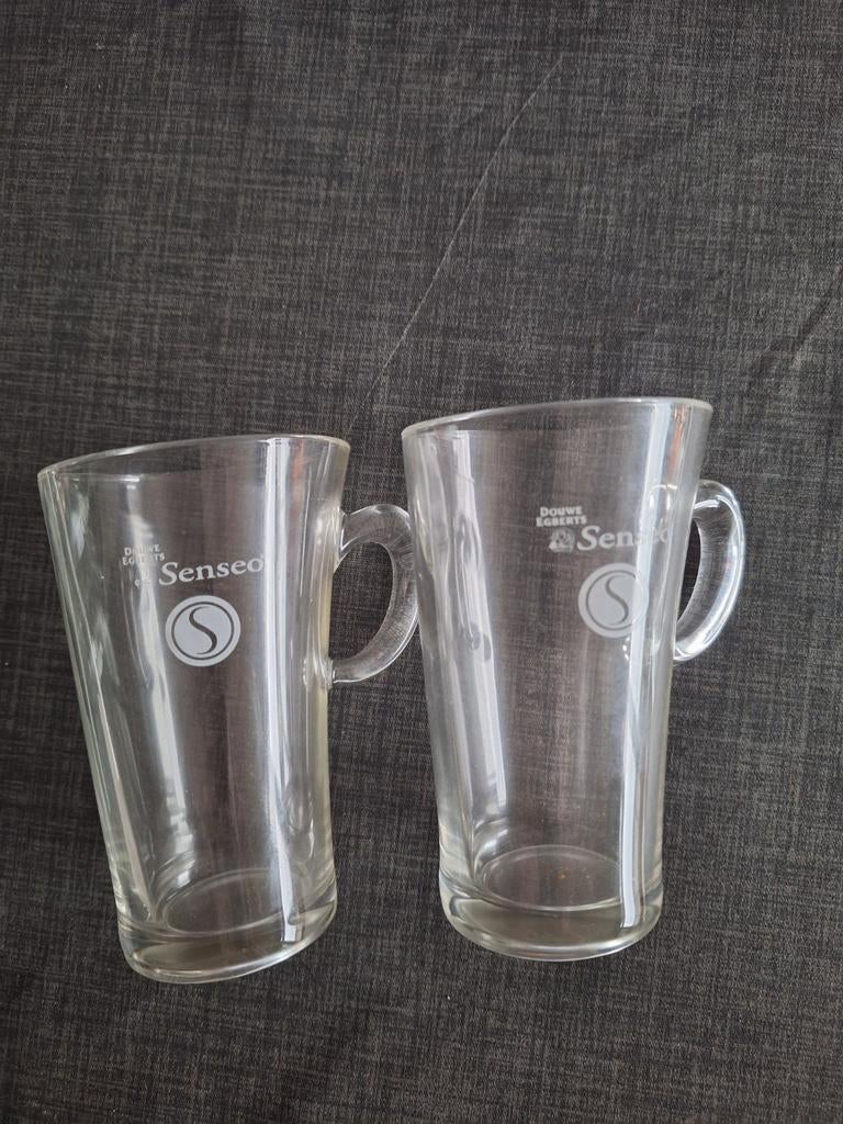SENSEO DOUWE EGBERTS glazen 11 cm hoog, Ophalen of Verzenden, Zo goed als nieuw, Overige typen