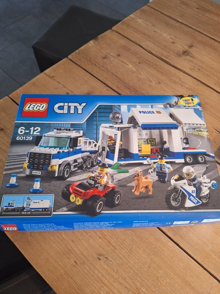 Lego City Politie Mobiele Commandocentrale 60139, City, Lego, Ophalen of Verzenden, Zo goed als nieuw