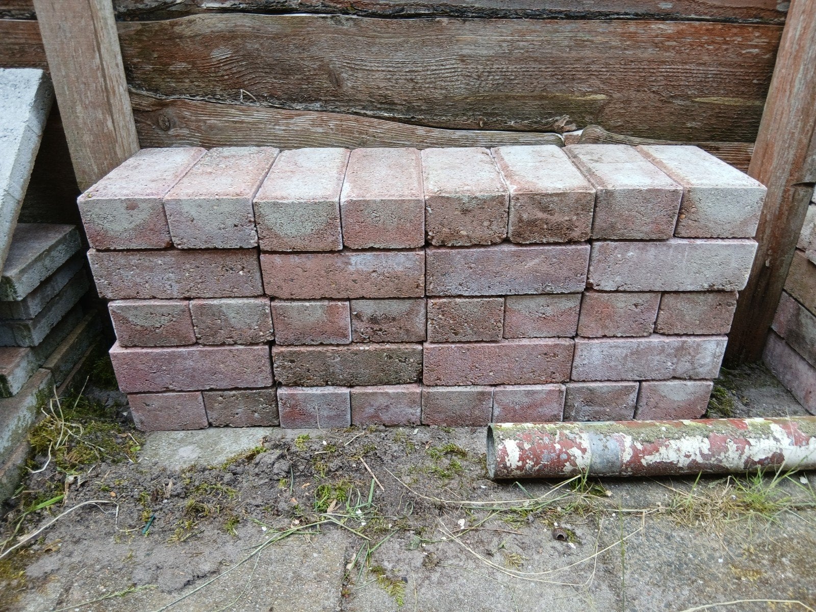 Partij straat klinkers 21 x 10,5 x 7 cm, Ophalen, Beton, Klinkers