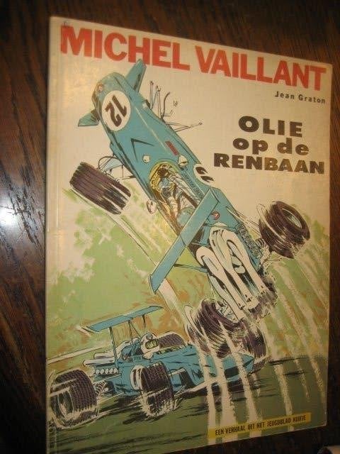 michel vaillant 18 / olie op de renbaan, Eén stripboek, Ophalen of Verzenden, Gelezen