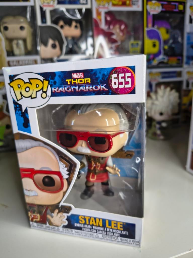 Funko Pop! Marvel Thor Ragnarok Stan Lee #655, Verzamelen, Poppetjes en Figuurtjes, Nieuw, Ophalen of Verzenden
