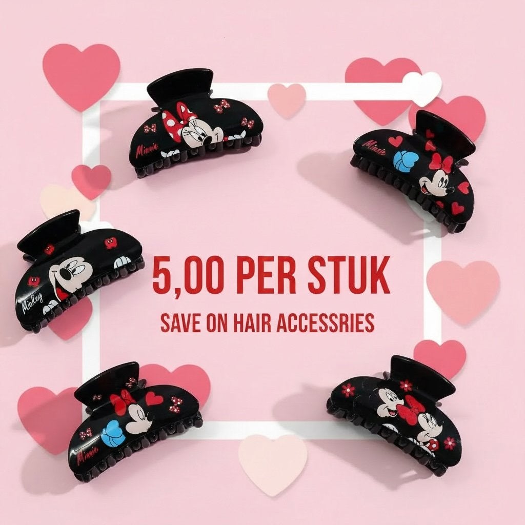 Leuke Disney Haar Klemmen - Mickey & Minnie Mouse, Kleding | Dames, Ophalen of Verzenden, Nieuw