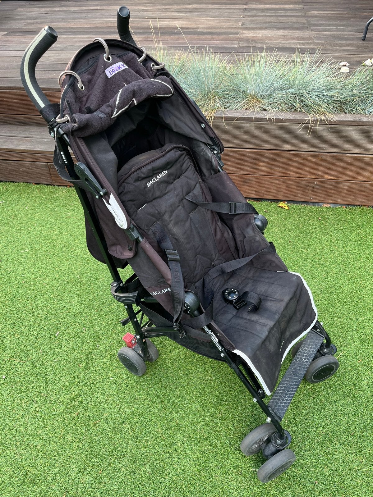 Maclaren Quest Buggy met regenhoes en Dooky, Ophalen, Gebruikt, Kinderwagen, Overige merken