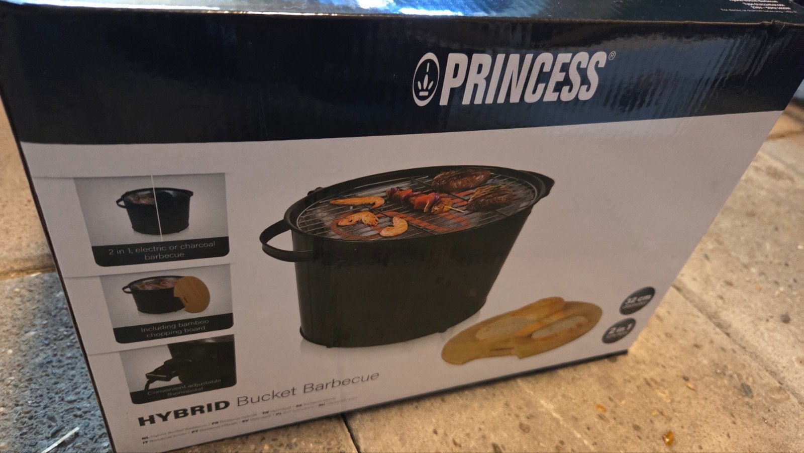 Princess Hybrid Bucket Barbecue - Nieuw in doos, Ophalen of Verzenden, Nieuw, Princess