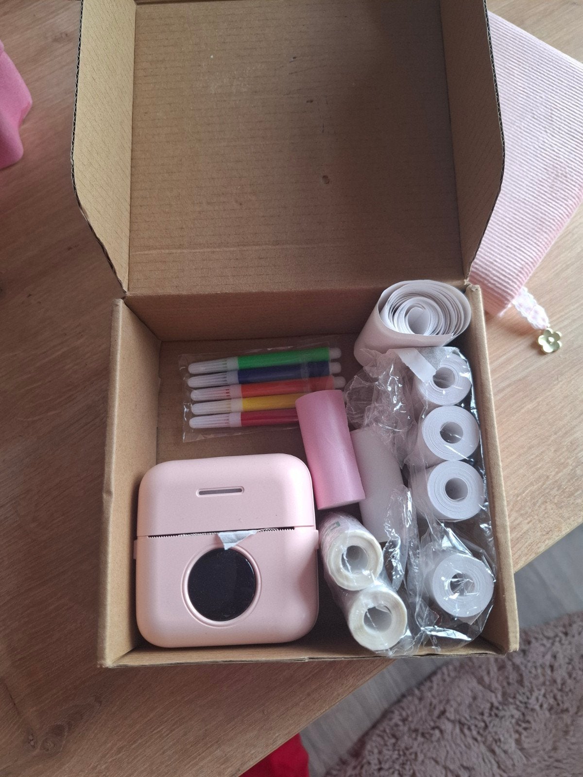 Mini draagbare fotoprinter - zwart-wit, Computers en Software, Zwart-en-wit printen, Gebruikt, Fotoprinter, Draadloos