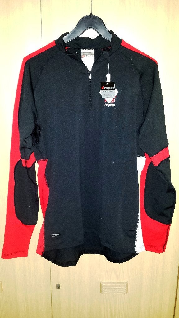Skeelerjack Mogema mt. M nieuw polyester-lycra en lange mouw, Maat 48/50 (M), Zwart, Nieuw, Mogema