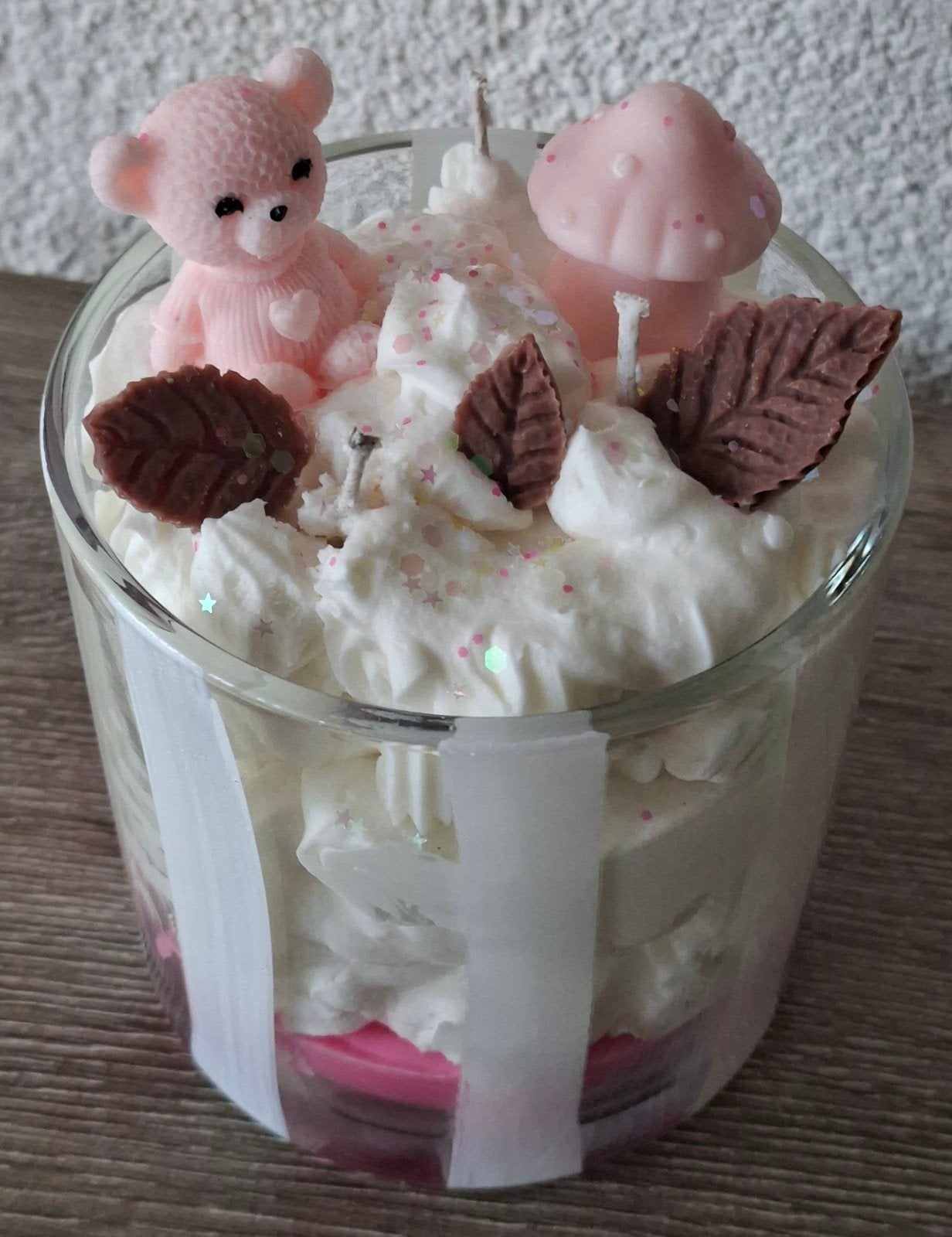 Kaars, Ophalen, Nieuw, Glas, Roze