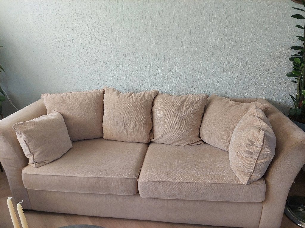 Comfortabele Montel bankstel 2,5 zitten, Ophalen, Gebruikt, 150 tot 200 cm, Tweepersoons