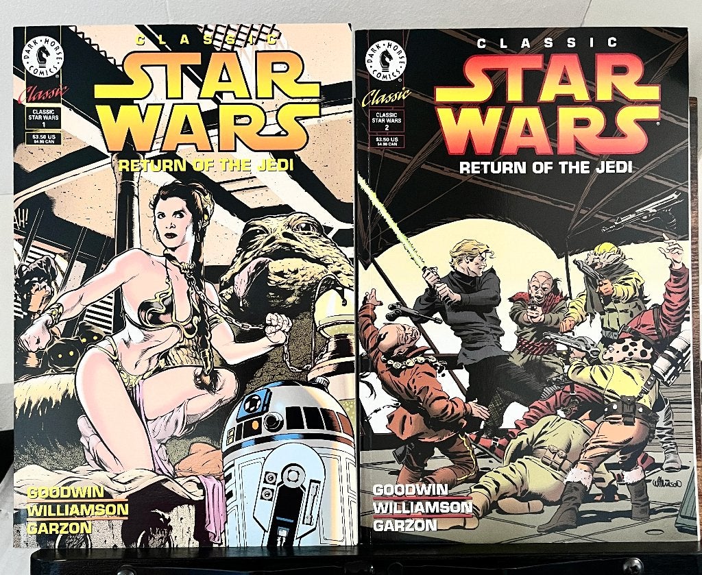 Classic Star Wars: Return of the Jedi #1-2 complete set, Amerika, Complete serie of reeks, Ophalen of Verzenden, Zo goed als nieuw