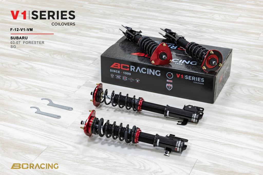 BC Racing schroefset V1-VM serie - Subaru Forester SG 03-07, Ophalen of Verzenden