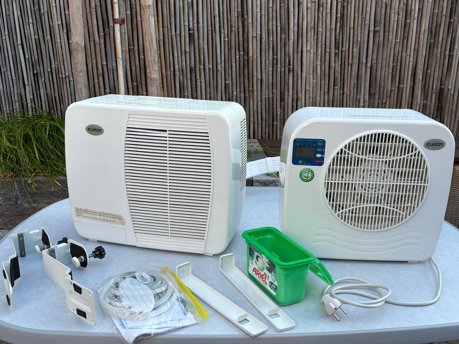 Eurom AC2401 E Mobiele Split Caravanairco - Compleet, Ophalen, Gebruikt