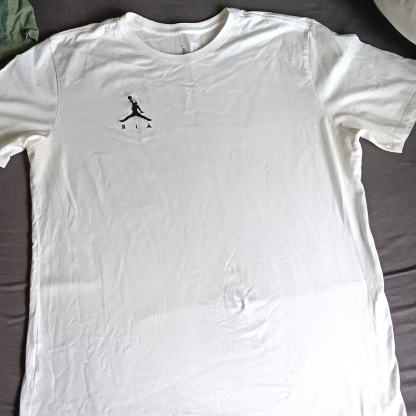 Jordan Air T-shirt Wit Maat xl, Kleding | Heren, T-shirts, Wit, Maat 56/58 (XL), Ophalen of Verzenden, Zo goed als nieuw