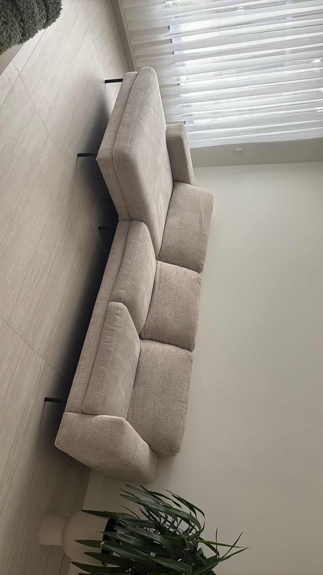 TE KOOP Loungebank €700, Ophalen, Zo goed als nieuw, Vierpersoons of meer
