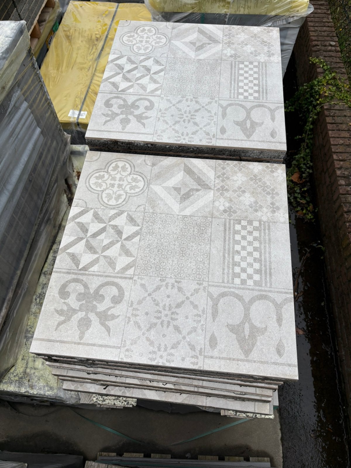 Geo ceramica 60/60/4, Ophalen, Nieuw, Keramiek, Terrastegels