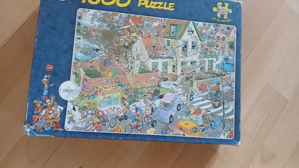 DE STORM JAN VAN HAASTEREN 1500 stukjes, Ophalen of Verzenden, 500 t/m 1500 stukjes, Zo goed als nieuw, Legpuzzel