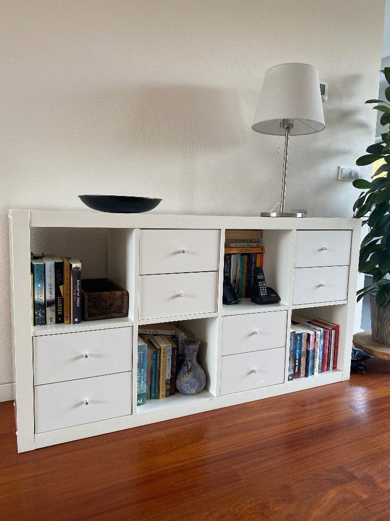 handige lage kast, wit, Ophalen, Overige materialen, Strak, Gebruikt