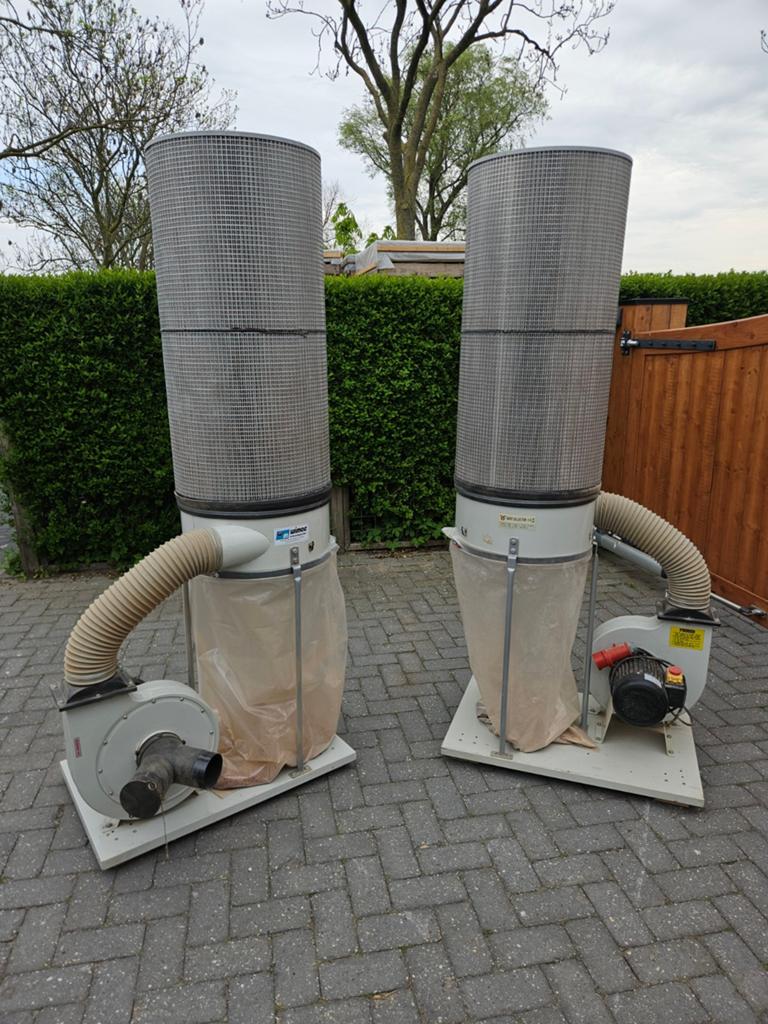 Stofafzuiger / motafzuiging 2x 2PK 400V 3 Fase, Ophalen