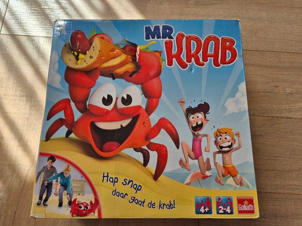 meneer krab - kinderspel, Hobby en Vrije tijd, Ophalen of Verzenden, Gebruikt