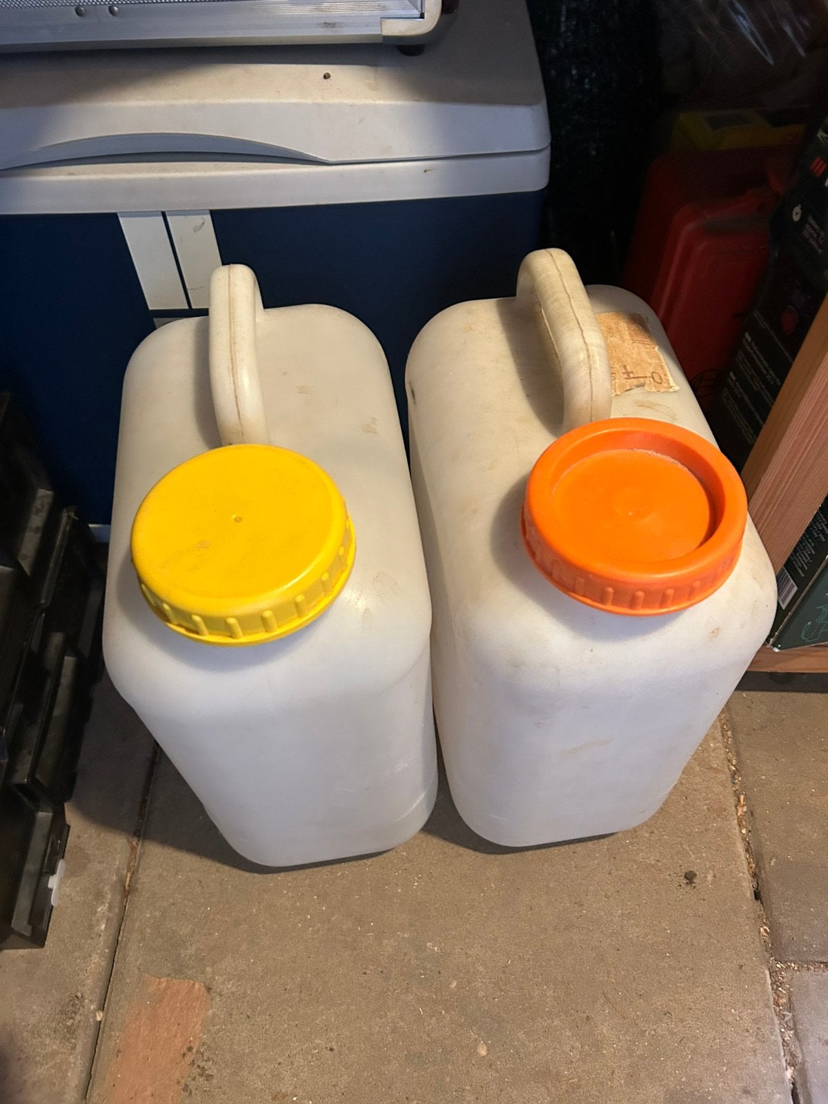 Watertanks 2 x 16L, Ophalen, Gebruikt