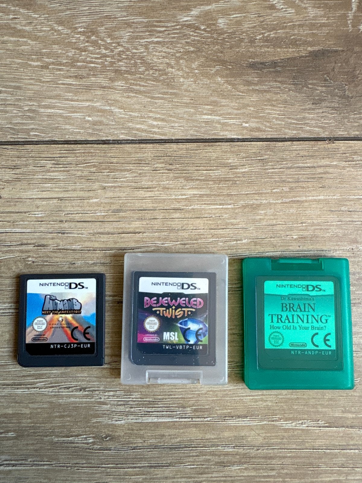 Nintendo DS Games: Humans, Bejeweled Twist, Brain Training, Ophalen of Verzenden, Gebruikt, Avontuur en Actie