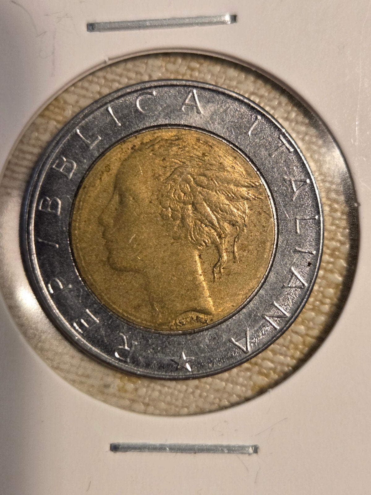 Italiaanse 500 Lire munt 1987, Ophalen of Verzenden, Italië, Losse munt