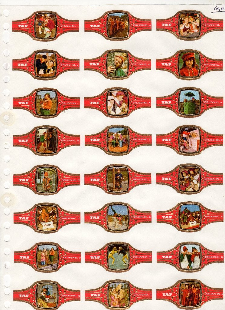 TAF  M.M.  NF  Breughel, Ophalen of Verzenden, Zo goed als nieuw, Sigarenbandjes