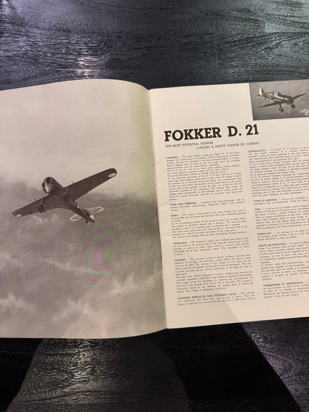 Fokker Catalogus 15e Salon de l'Aviation Parijs 1936, Verzenden, Gelezen, Catalogus