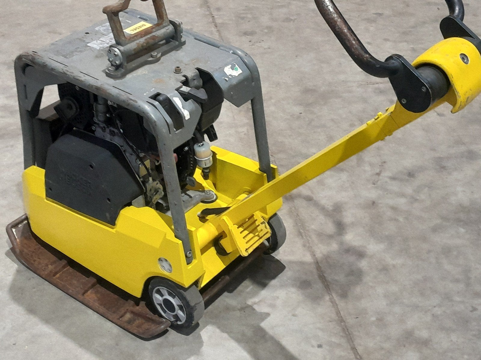 wacker neuson trilplaat DPU 3760 elektrische start €2750-, Ophalen, Gebruikt