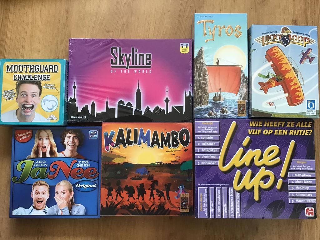 7 nieuwe spellen 4 of 5 euro per stuk, Hobby en Vrije tijd, Gezelschapsspellen | Bordspellen, Ophalen of Verzenden, Nieuw