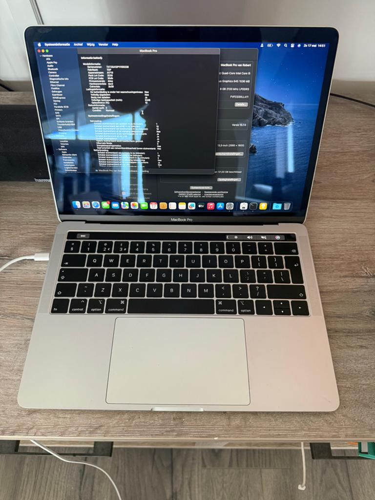 MacBook Pro 13 inch 2019 - 8GB RAM, 128GB SSD, Computers en Software, Apple Macbooks, MacBook Pro, Gebruikt, 2 tot 3 Ghz, Qwerty