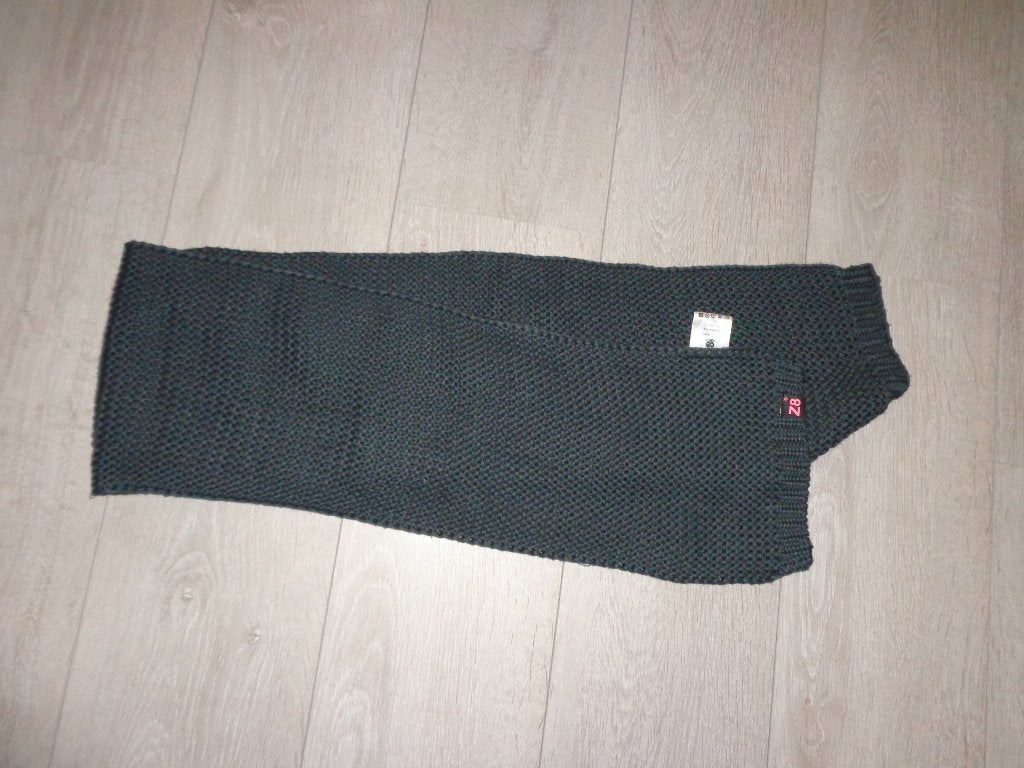 grijze acryl meisjessjaal Z8, Meisje, 110 t/m 116, Ophalen of Verzenden, Zo goed als nieuw