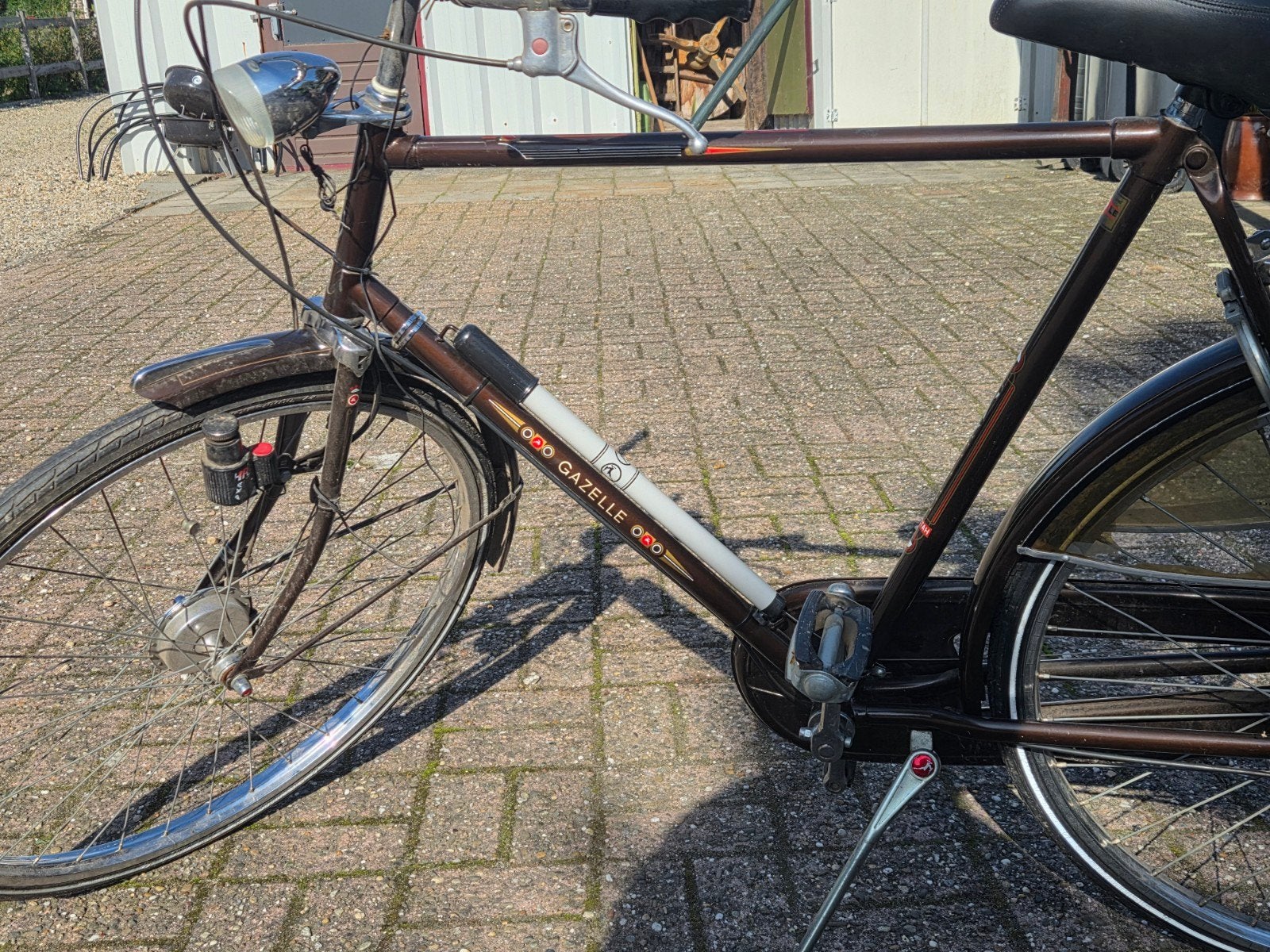 Gazelle Cheetah herenfiets - Klassiek en Comfortabel, Velgrem, Versnellingen, Ophalen of Verzenden, Gazelle