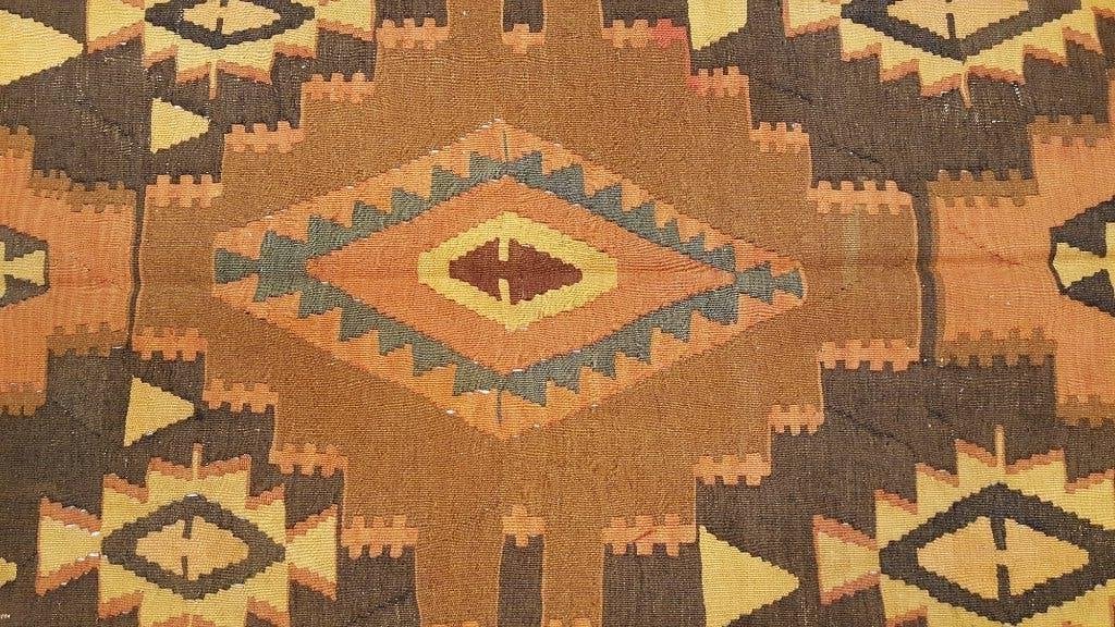 Antiek Oosterse Kazak kelim 310 x 132/kleed/Perzische tapijt, Ophalen of Verzenden