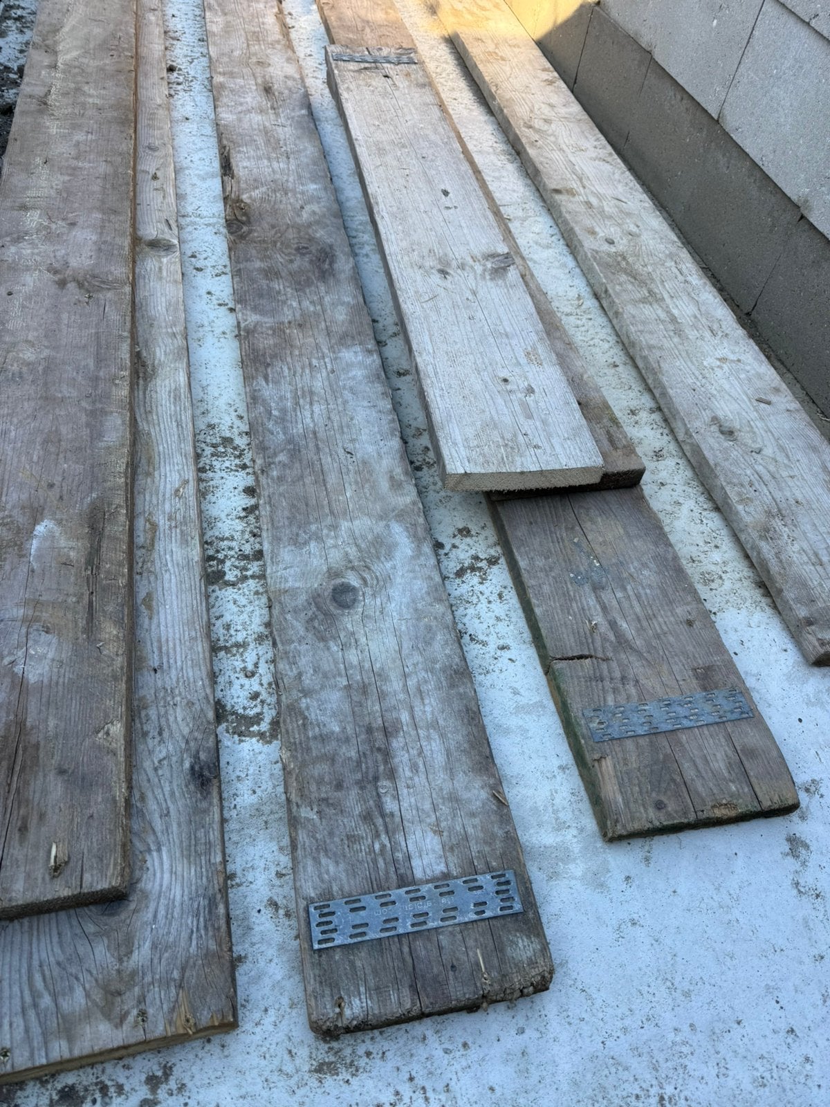 Steigerplanken, Ophalen, Gebruikt, 250 cm of meer, Planken