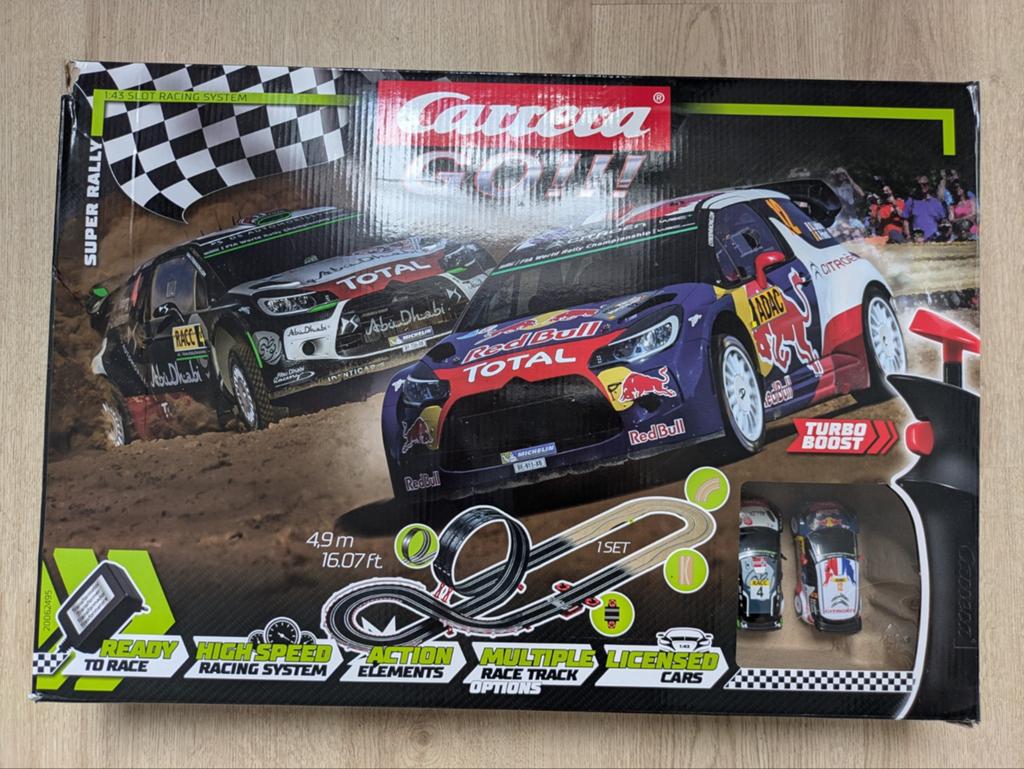 Carrera GO!!! Circuit Super Rally 62495, Ophalen of Verzenden, Zo goed als nieuw, Elektrisch, Carrera