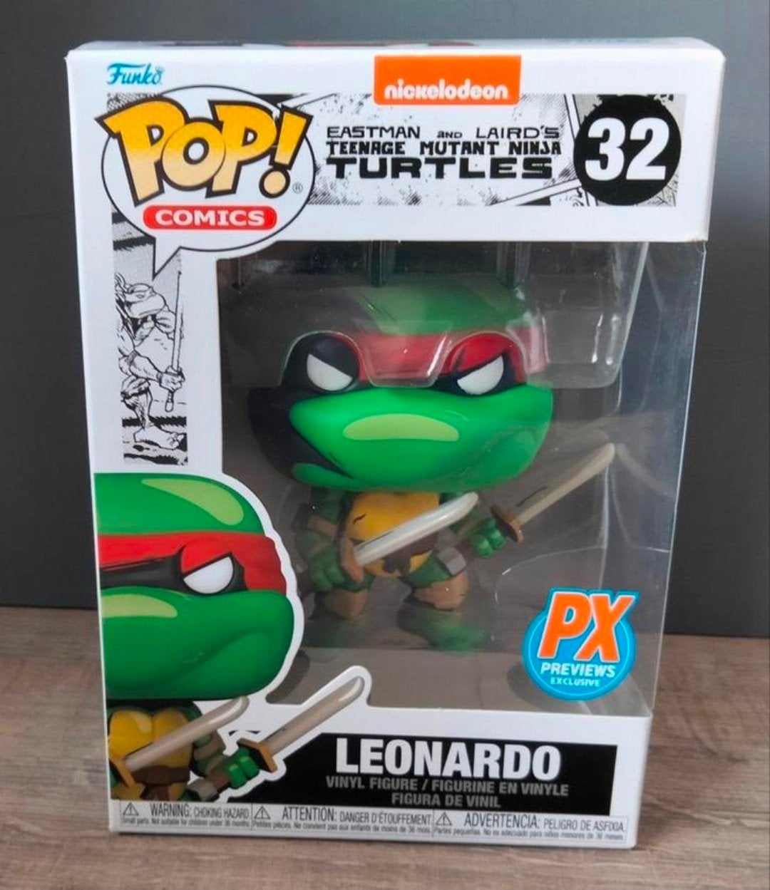 32 Leonardo Teenage Mutant Ninja Turtles Funko Pop, Verzenden, Zo goed als nieuw