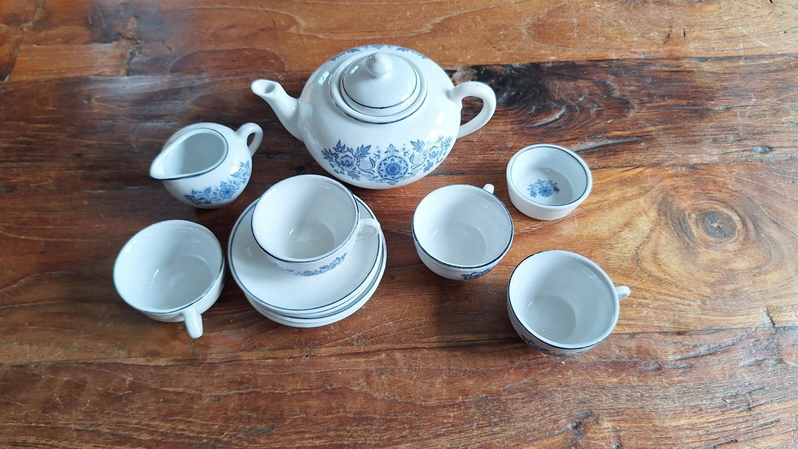 Vintage Mosa Maastricht Douwe Egberts kinderservies, Ophalen of Verzenden