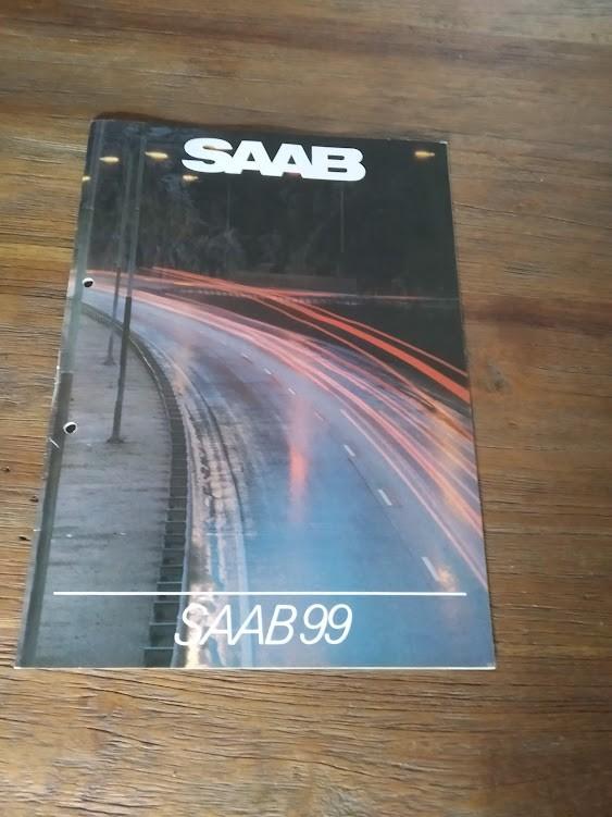 Saab 99 1982 24 pag., Boeken, Auto's | Folders en Tijdschriften, Verzenden, Zo goed als nieuw, Overige merken